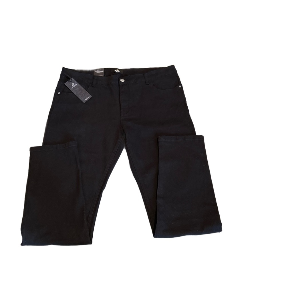 Classic Black Men's Straight Jeans